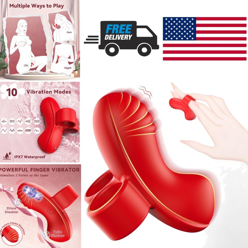 Elastic Pull Ring Mini Vibrator 2.7 Inch Silicone Design with 10 Vibration Modes