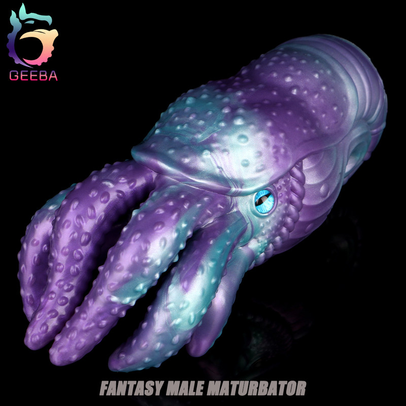 Male Fantasy Octopus Masturbator Cup Single Channel Sex Toy Silicone Strokers