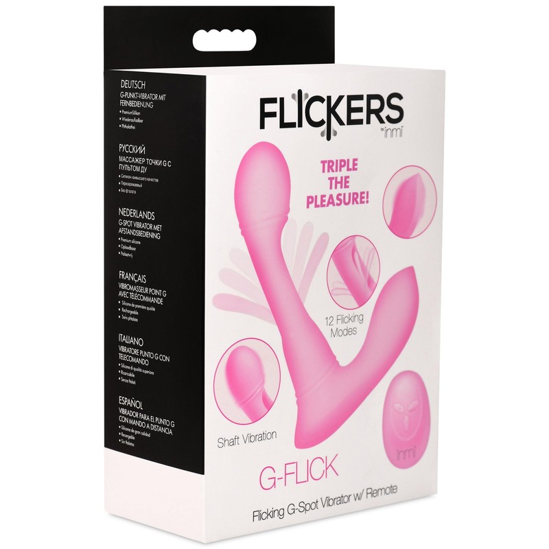 INMI in Flickers G-Flick Flicking G-Spot Vibrator w/Remote for Women & Couples. gallery