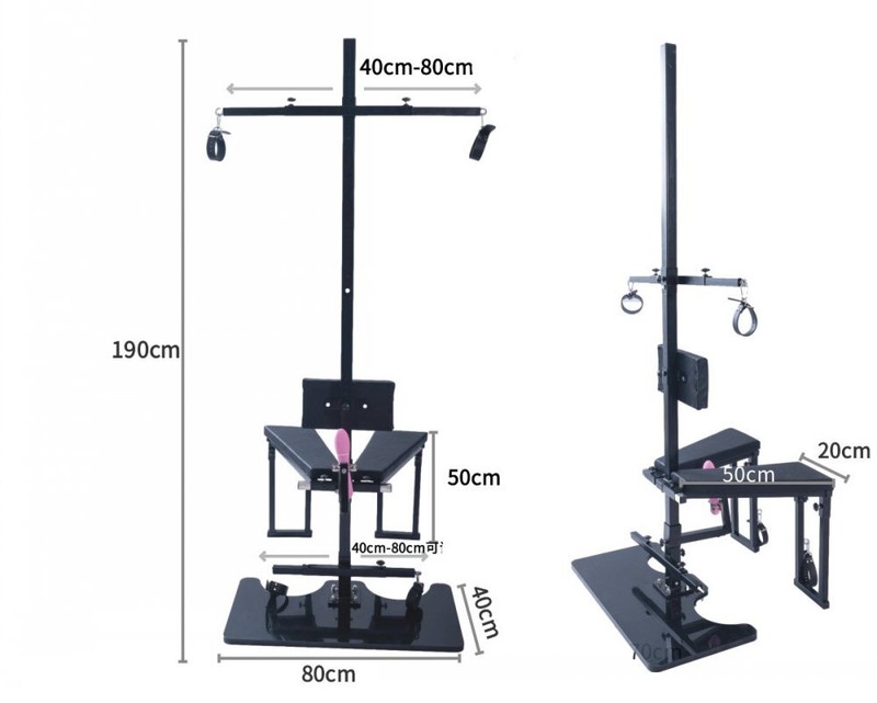 Standing-Sitting BDSM Bondage Rack Flirting Love Chair Slave Trainging Sex Toys