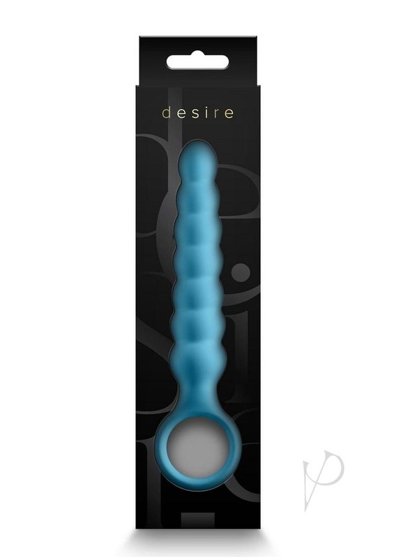 Desire Lucent Rechargeable Silicone Flexible Wand - Blue gallery