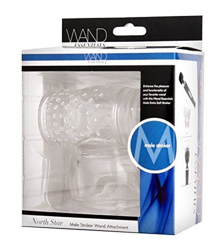 Wand Essentials North Star Enhanced Sensation Male Masturbation Wand Attachment gallery
