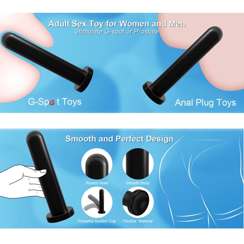 NEW TPE Smooth Dildo Dong Suction Base Butt Anal Plugs Vagina Women Men Sex Toys gallery