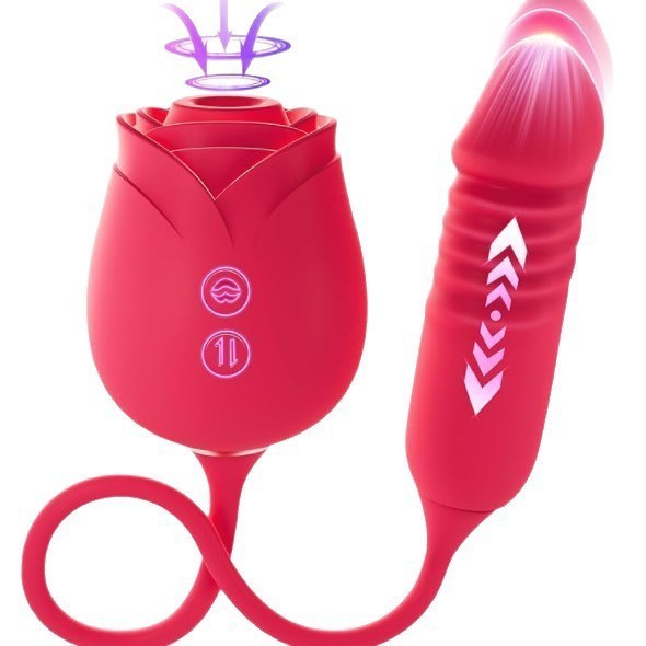 Jasmine Rose Women&rsquo;s Suction-Extension Self-Pleasuring Vibrating Toy for Adults