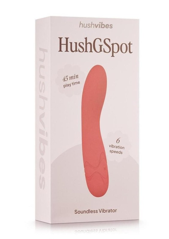 Hush Silicone G-Spot Vibrator – Coral