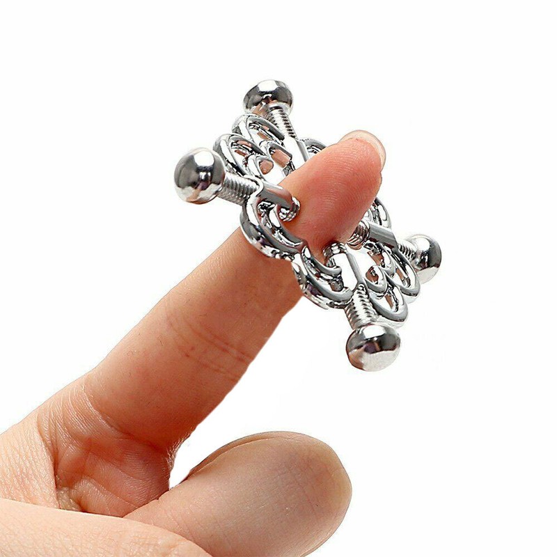2-Type Female Adjustable Nipple Clamp Clip Torture Role-Play Sex Piercing BDSM gallery