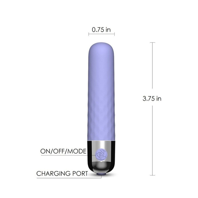 Purple Rechargeable Vibrating Bullet Vibrator Beginner Sex Toys for Women gallery