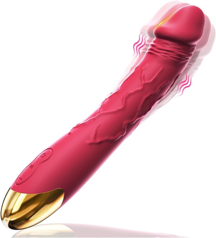 7.6 Inch Realistic Dildo Vibrator for Women，10 Powerful Vibration Modes for Cl