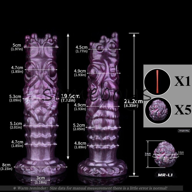 Manual Ovipositor Monster Hollow Anal Plug Egg-Laying Silicone Butt Ball Sex Toy gallery