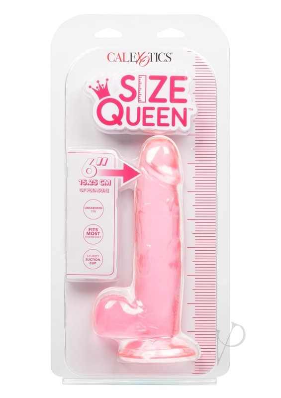 Size Queen Dildo – 6in – Pink
