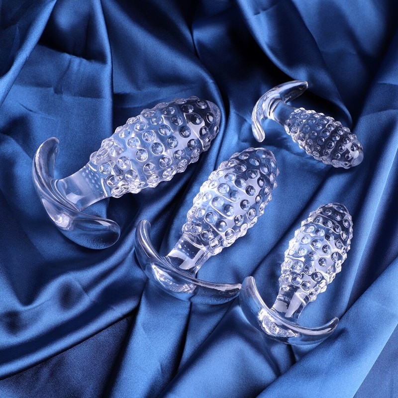 Anal Trainer Beginner Kit Set Butt Plugs Dildo Beads Massager Women Men Sex Toys gallery