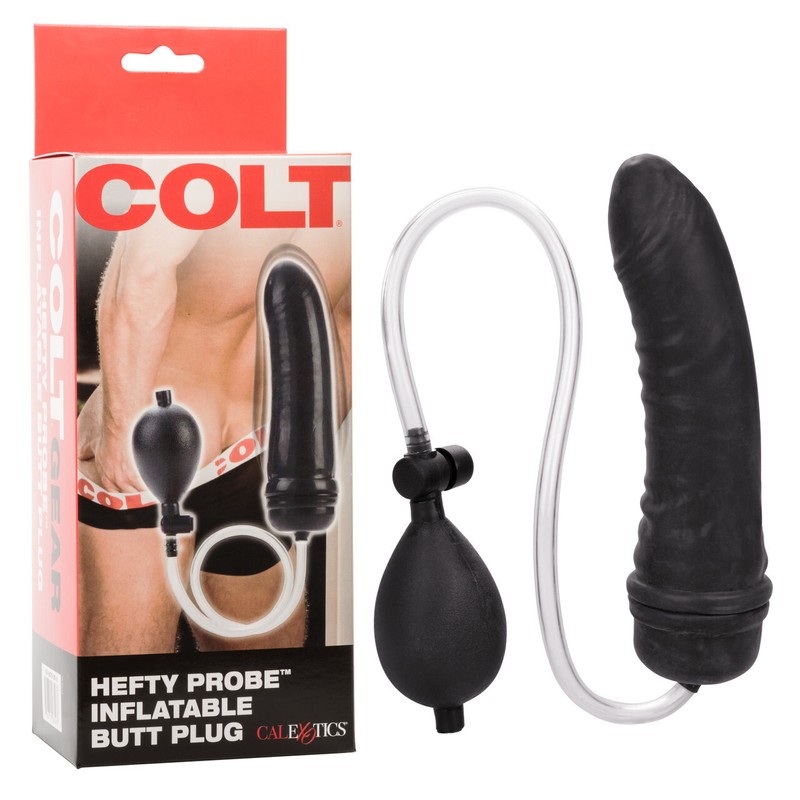 Colt Hefty Probe Inflatable Butt Plug – Penis Shaped Balloon Pump For Anal Play