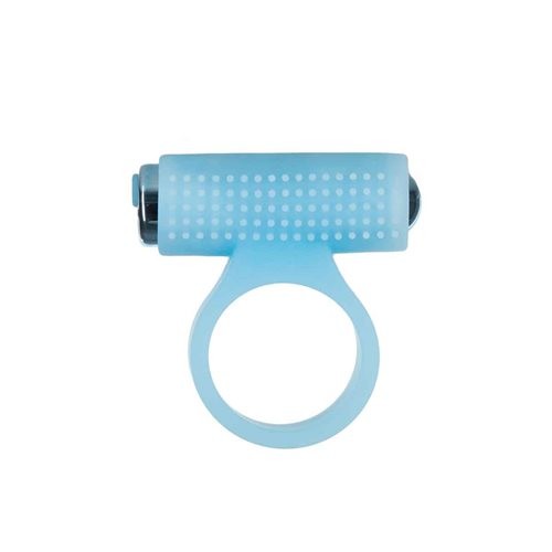 Power Bullet Cosmic Vibrating Penis Cock Ring with Bullet Glow in the Dark gallery