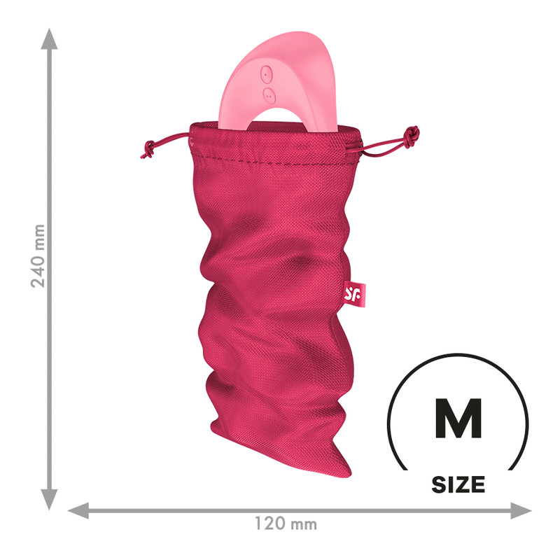 Satisfyer Treasure Bag Size M – Drawstring Storage Bag for Adult Sex Toys