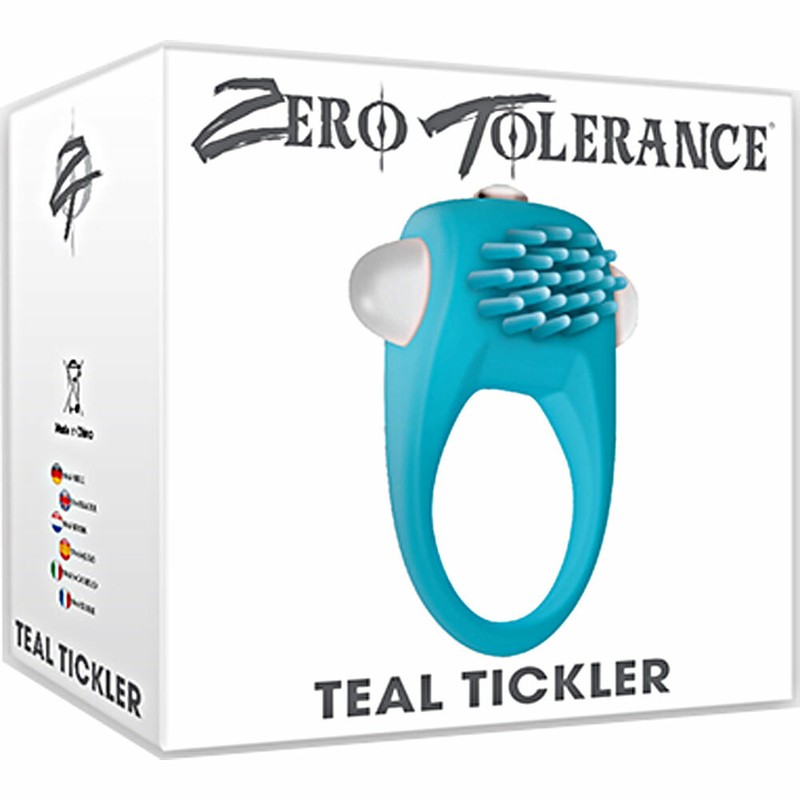 Silicone Cock Penis Ring Orgasm Delay for Men Vibrating Clit Stimulator Tickler gallery