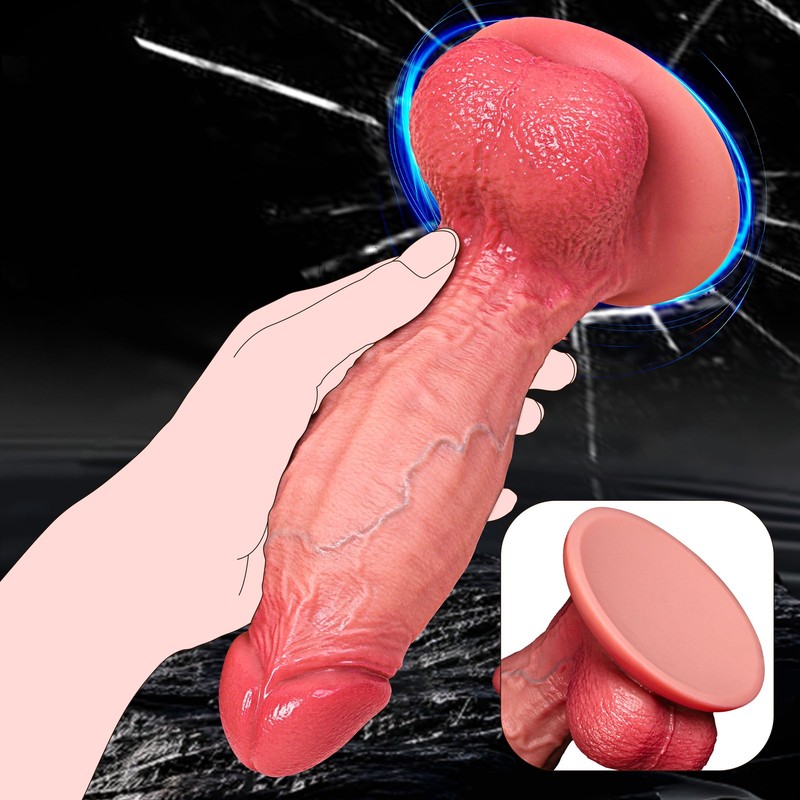 Dildo 22CM Realistic Lifelike Big Real Dong Suction Cup for Women Use Lubricant gallery