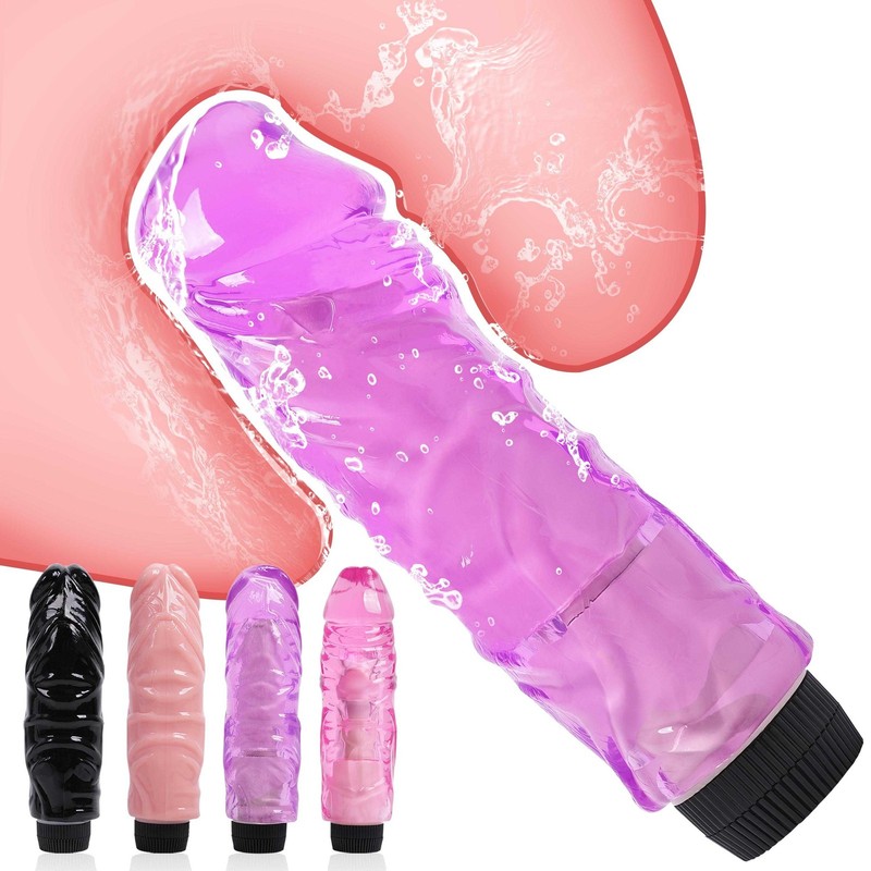 Realistic Vibrator Dildo G-Spot Anal Stimulate Massager Sex Toys for Women Men gallery