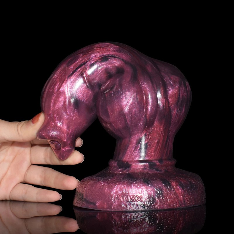 Big Knot Dildo with Powerful Suction Cup Giant Soft Penis Anal Plug toys gallery