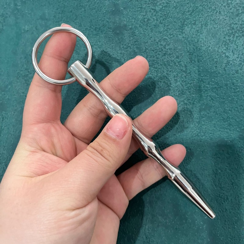 O-Ring Stainless Steel Urethral Sounding Plug Dilator Stretching Rod Penis Plug gallery