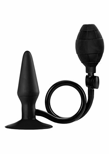 Booty Call Booty Pumper Silicone Inflatable Anal Plug Small Black