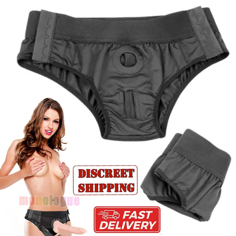 Strap On Dildo Harness Adjustable Briefs O-Ring Pants for Women Men Lesbian Gay