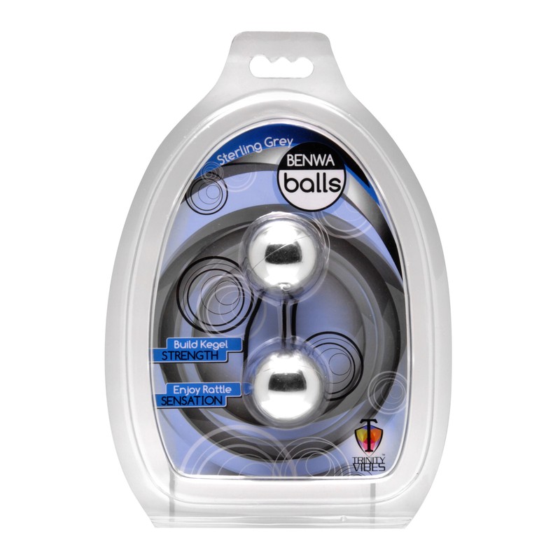 Trinity Vibes Sterling Grey Benwa Balls Waterproof Kegal vagina Exerciser