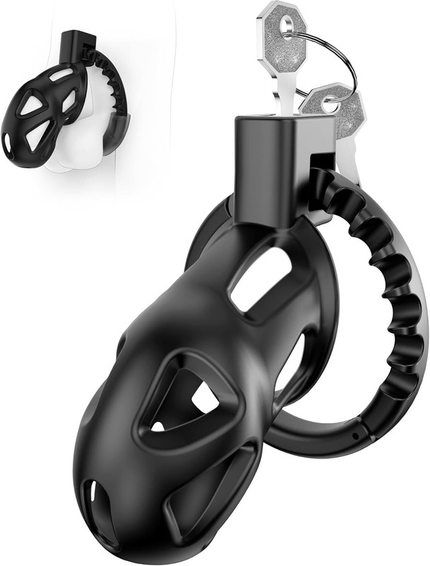 Male Chastity Cage Sex Toys Large Lightweight Man Penis Device 8 Sizes Lock