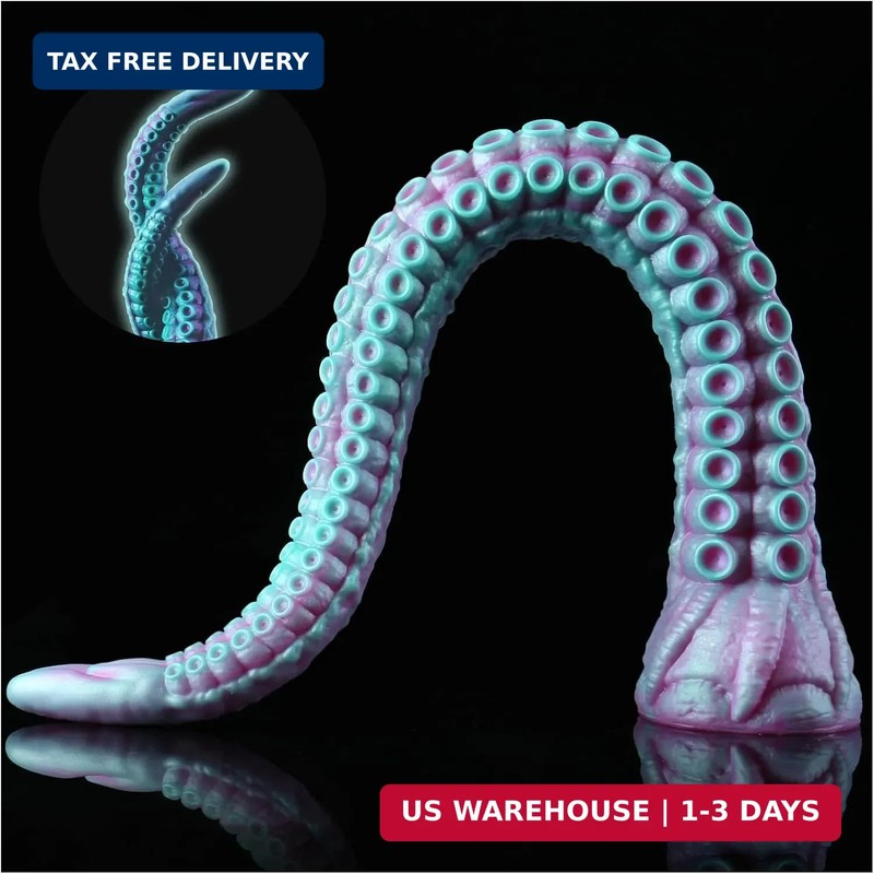 Monster Tentacle Dildo Anal Toys – 17&Prime; Fantasy Long Anal Dildos with Strong Suct