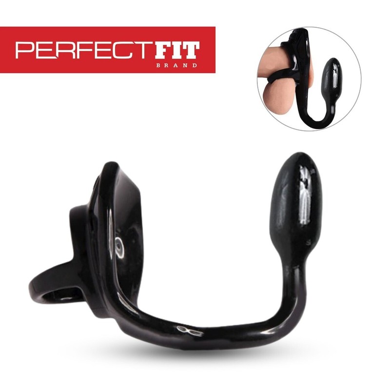 Armour Tug Lock Small Penis Erection Enhancer Cock Ring + Anal Orgasm Butt Plug