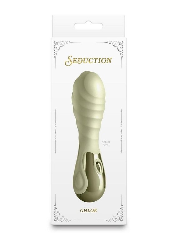 Seduction Chloe Rechargeable Silicone Mini Vibrator – Green