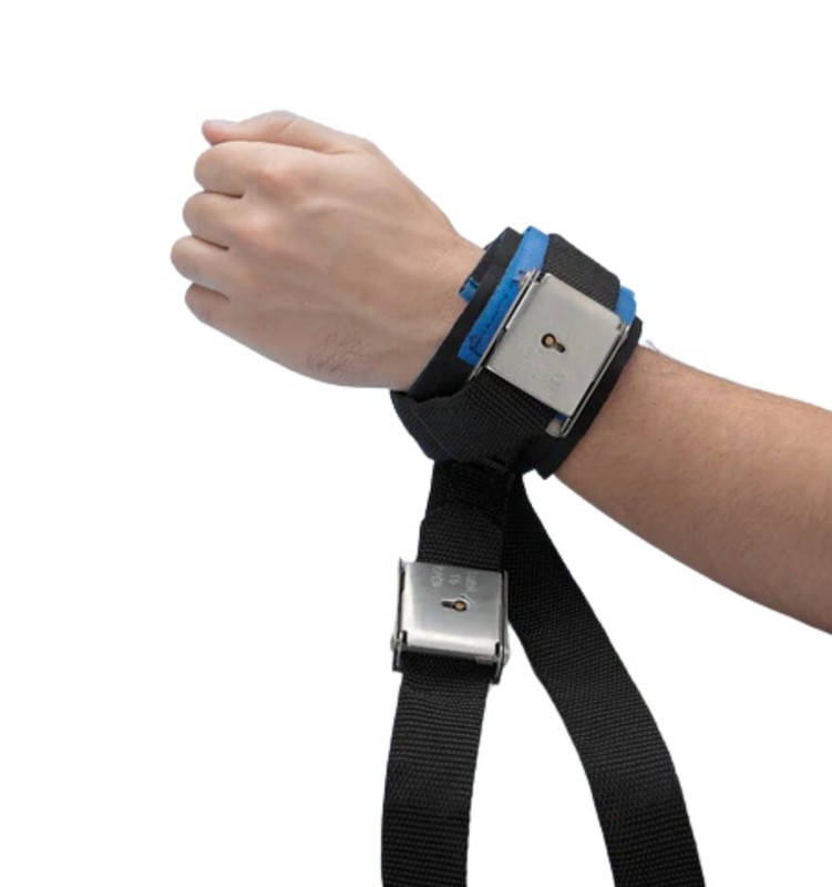 Heavy Duty Machine-Washable Padded Bondage Wrist Restraints for Pro Dominatrix