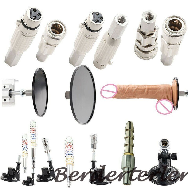 Sex Machine Attachments Dildos Suction Cup Vac-u-lock Bendable Spring Connector