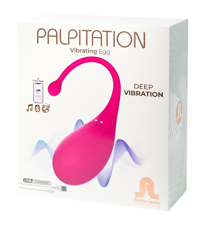 Bullet Palpitation Vibrator Adrien Lastic App Bluetooth Silicone Waterproof