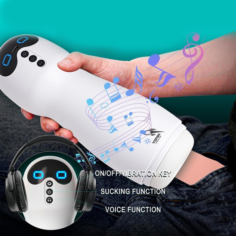 Male Blowjob Automatic Masturbaters HandsFree Sucking Mastubator Cup Stroker US