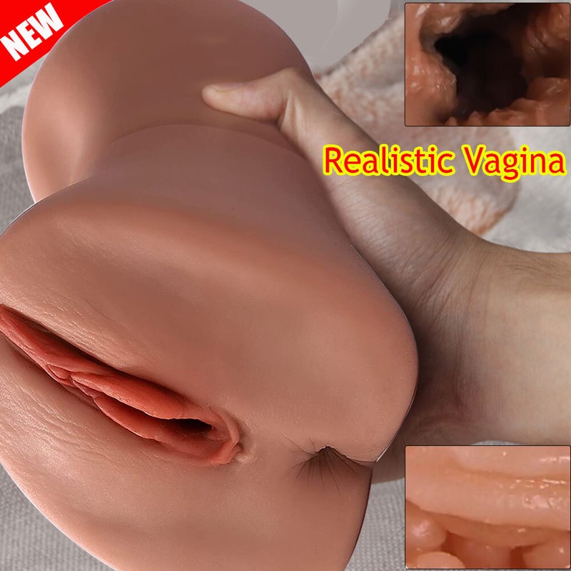 Male Masturbaters Realistic Vagina Anal Pocket Pussy-Sex-Toys for Men Doll