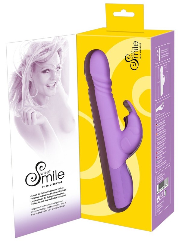 Sweet Smile Vibrator Movement Push Penetration Rabbit Vibe Push Vibrator gallery