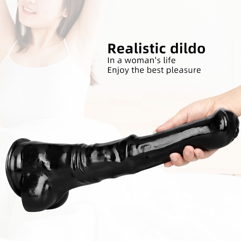 15in Realistic Anal Plug Butt Plug Huge Dildo Dilator Big Penis Dong Sex Toys gallery