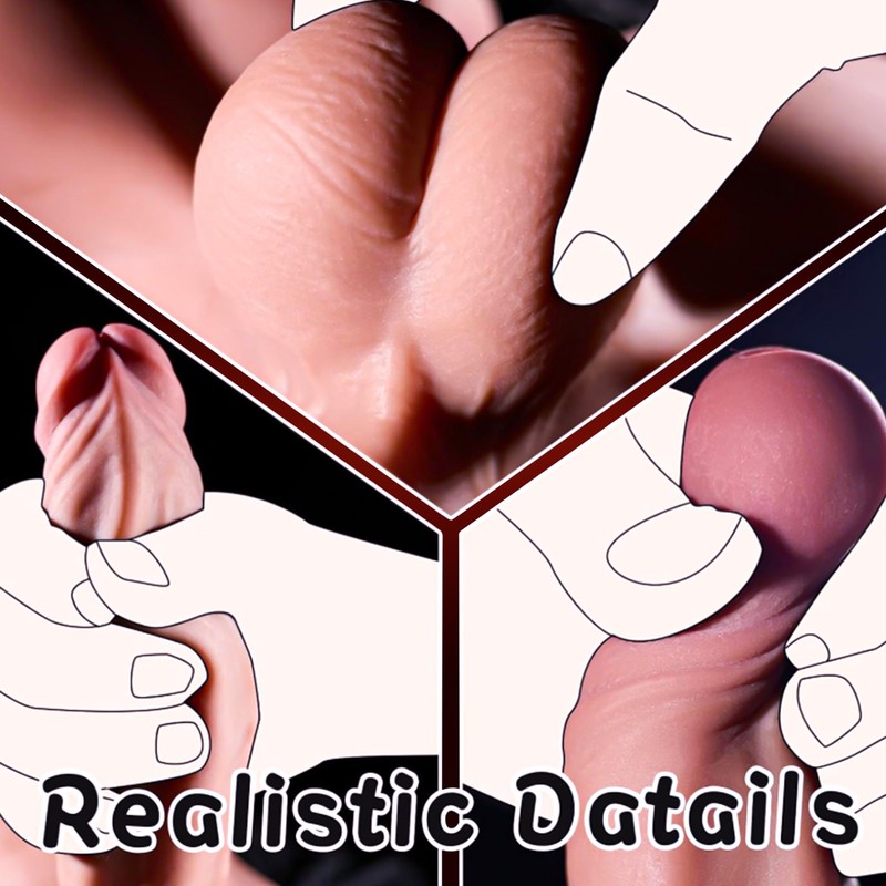 Realistic Lifelike Riding Dildo Body Torso Big Male Masturbator Prostate Sex Toy gallery