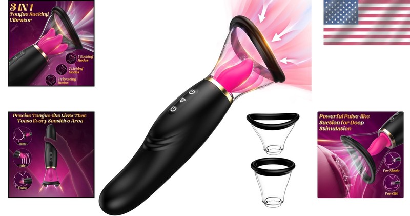 1 Sucking Vibrator for Women with 7 Licking Functions and 10 Vibration Modes gallery