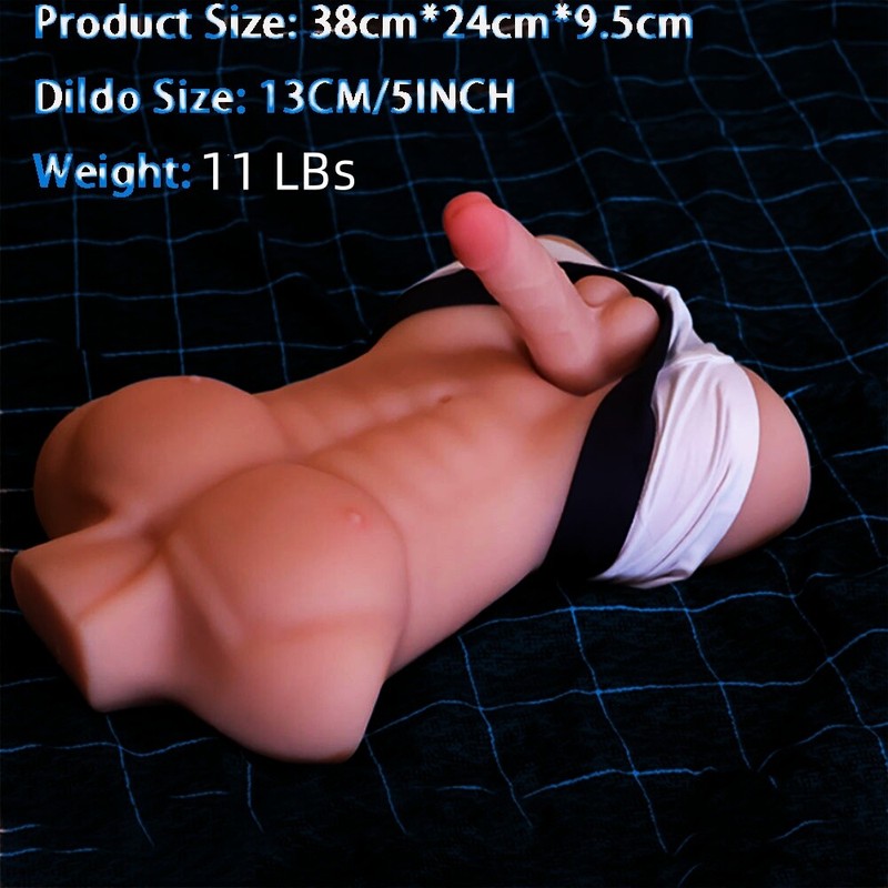 Huge Lifelike Sex Dildo Doll Male Body Torso Adult Sex Toy 11lb Penis women gay gallery