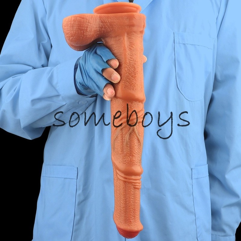 14.5" Giant Long Dildo Big Penis Thick Wide Dong King Cock Dick Women Sex Toy gallery