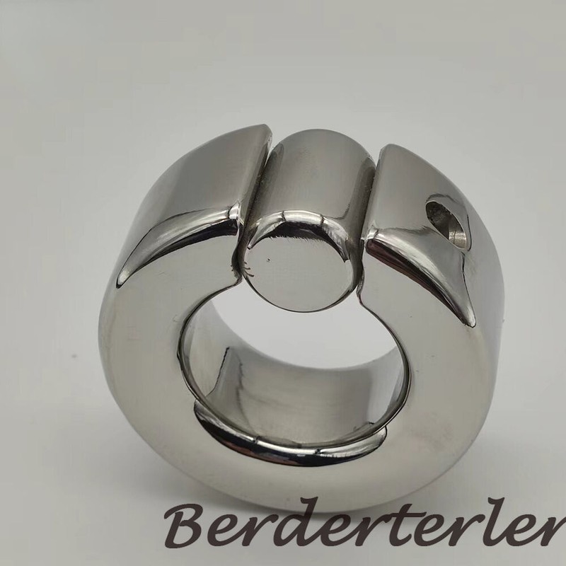 Male Stainless Steel Penis Stretcher Ring Metal Balls Enhancer Delay Ejaculation