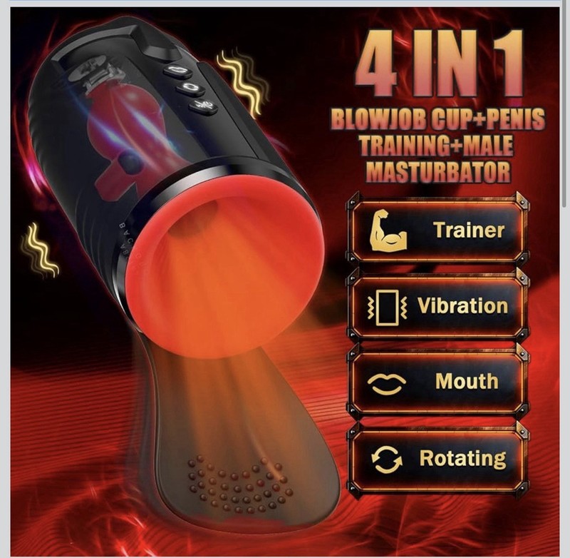 Masturbador Masculino, Bomba De Pene Con Vibrador De Testículos. gallery
