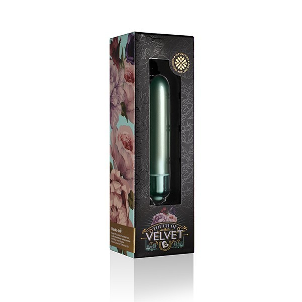 TOUCH OF VELVET PEACOCK PETALS 90MM BULLET WATERPROOF POCKET VIBRATOR