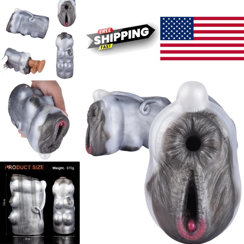 Men&rsquo;s Fantasy Cow Masturbator Silicone Pocket Pussy Tunnel for Ultimate Pleasure