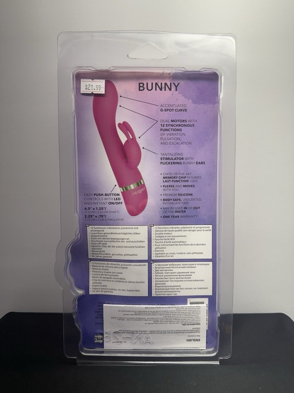 Cal Exotics Foreplay Frenzy Bunny Vibe Pink - Silicone Clitoral G-Spot Vibrator gallery