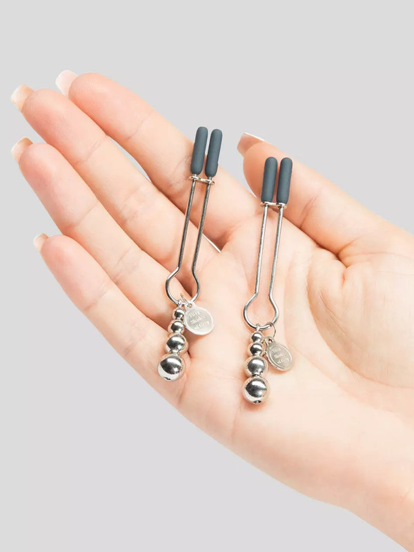 Fifty Shades Of Grey Adjustable Nipple Clamps💋Bondage BDSM Sex Toy for Couples gallery