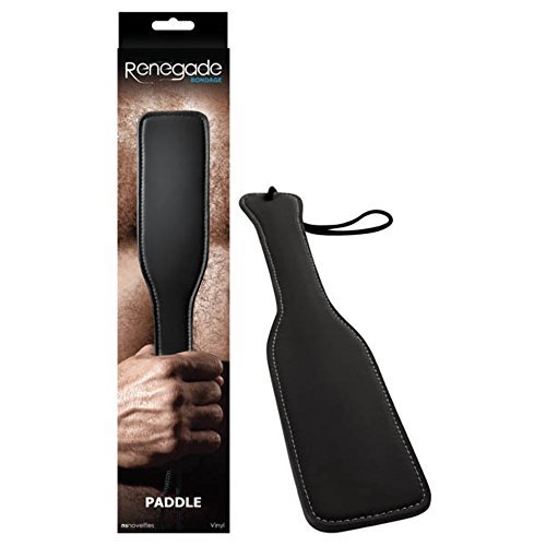 Renegade Bondage Vinyl Paddle Black