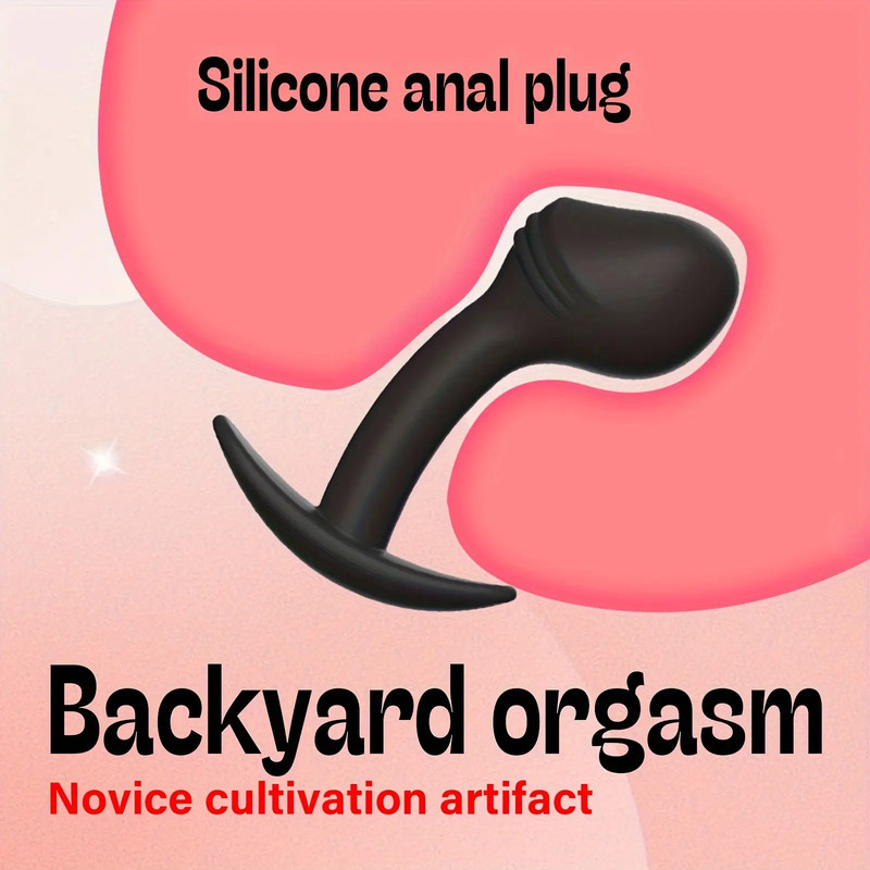 Wearable Anal Plug Silicone Male Prostate Massager Butt Probe Plug S/M/L Dildo gallery