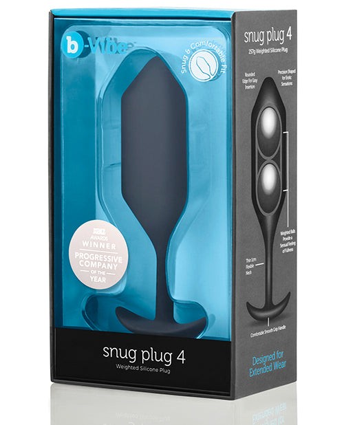 b-Vibe Weighted Snug Plug 4 – 256 g Black